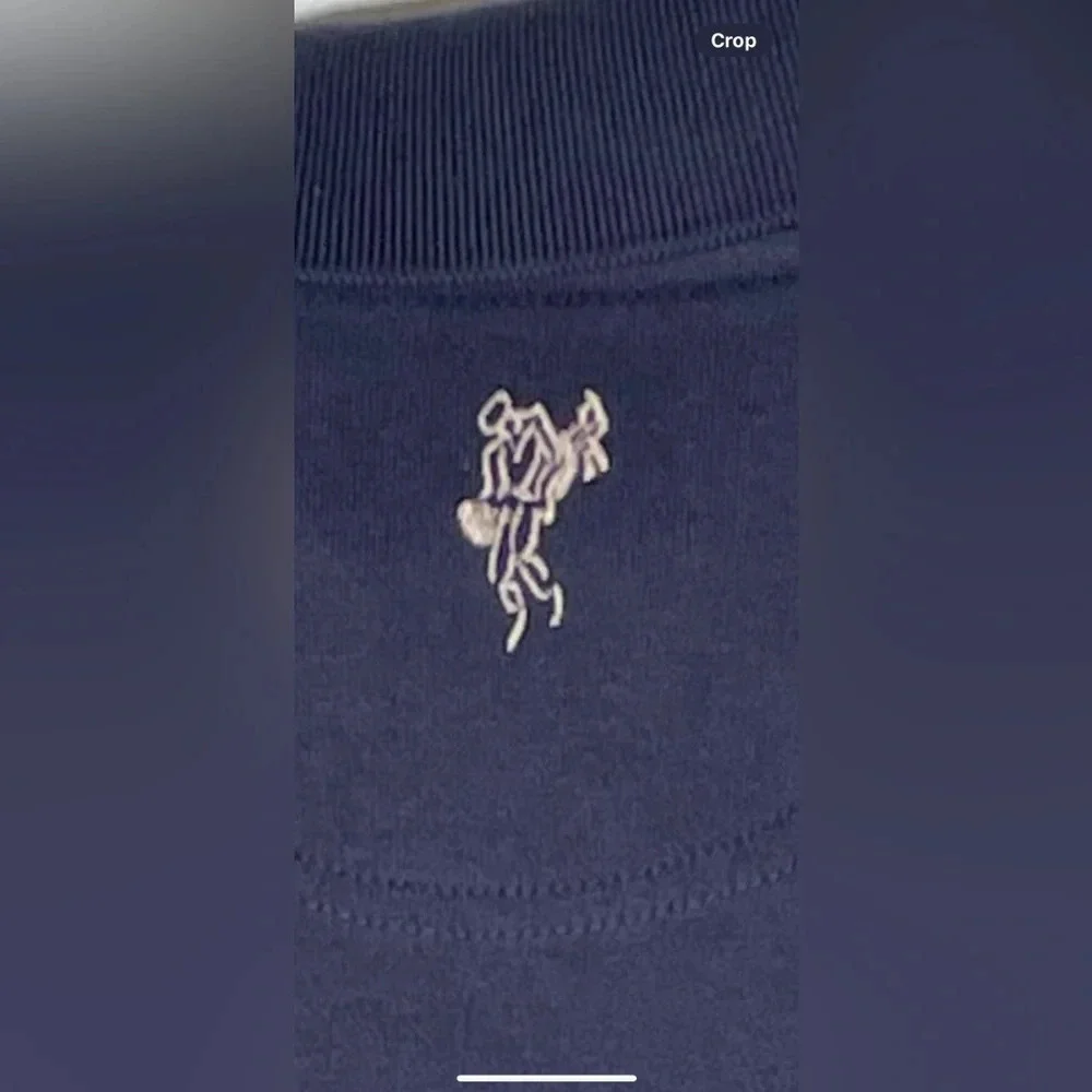 Ashworth EZ-TECH Mens Size XXL Navy Blue‎ Long Sleeve Polo